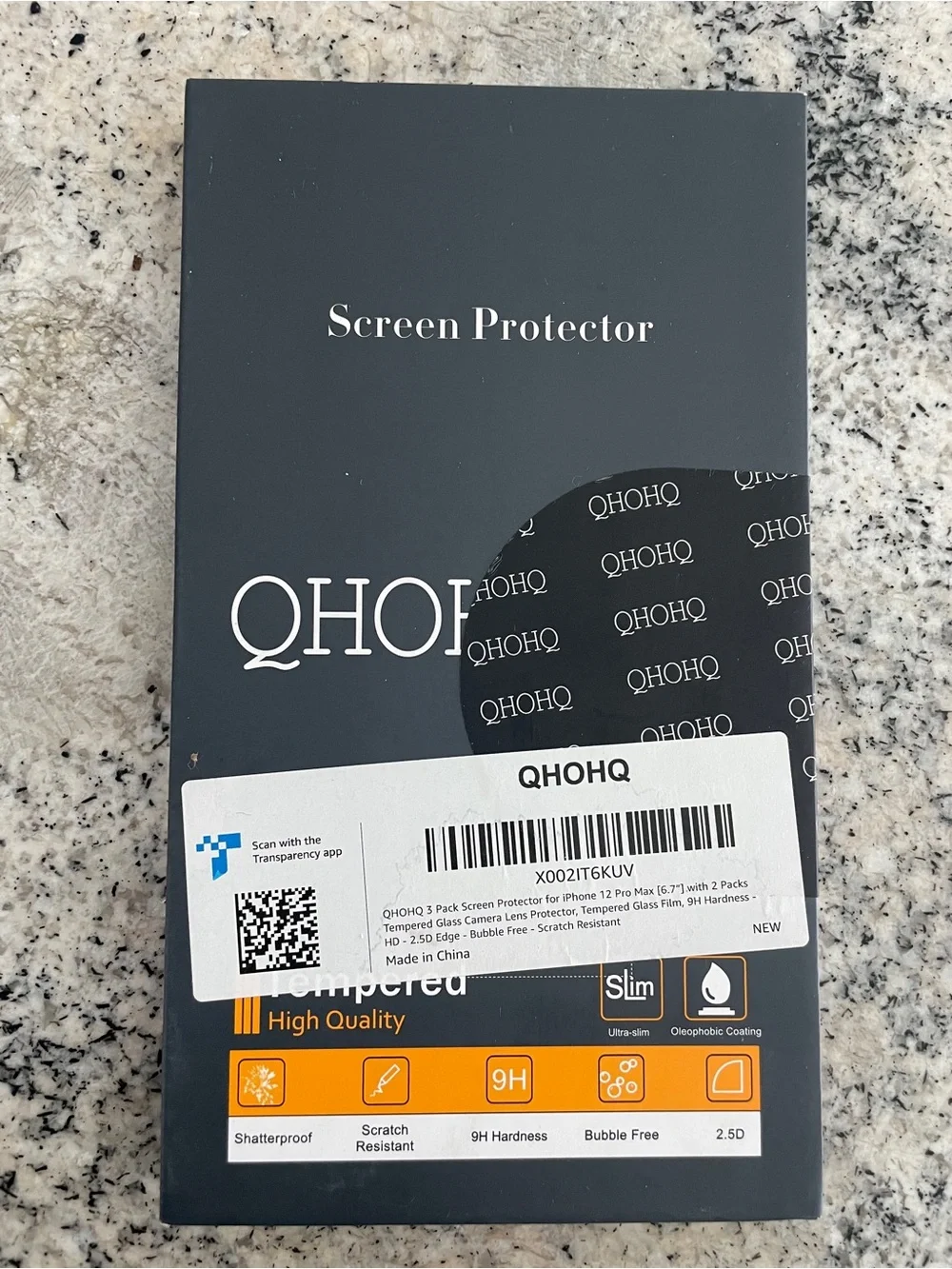 5 Phone cases and screen protector for iPhone 12 Pro new and other